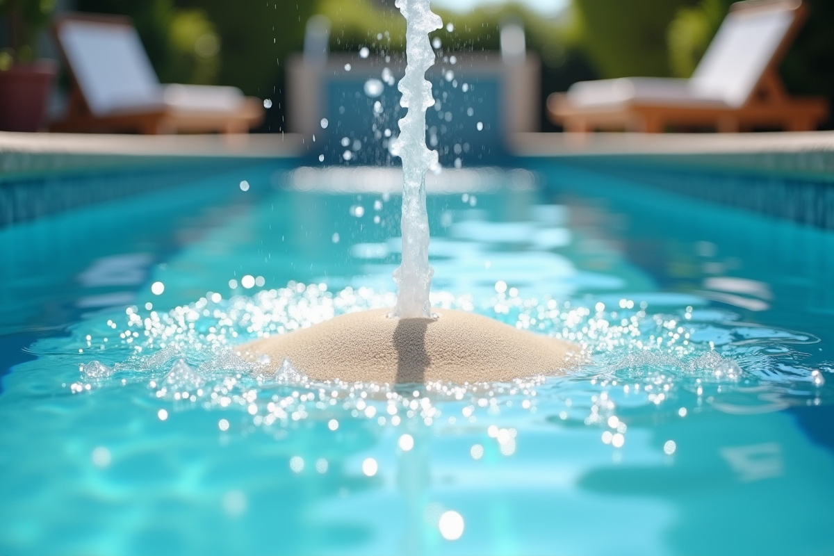 sable piscine